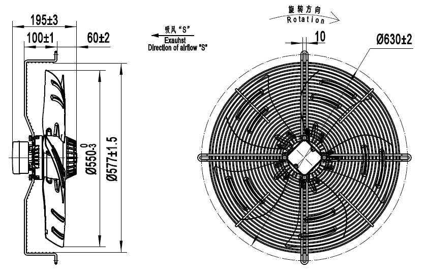YWF.A4S-550S-5DIA00 220V 50HZ чертёж.jpg YWF.A4S-550S-5DIA00 220V 50HZ чертёж.jpg