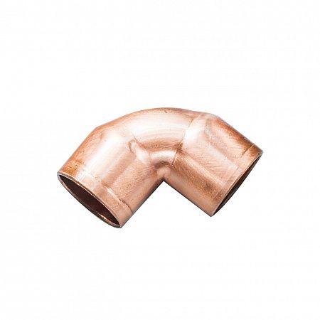 Угол медный 28 мм 90 градусов двухраструбный
