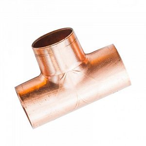 Тройник медный 1/4" равнопроходной