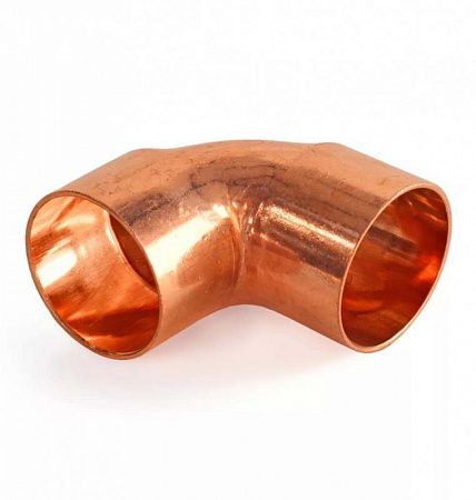 Отвод медный 1 3/8" 90 градусов двухраструбный